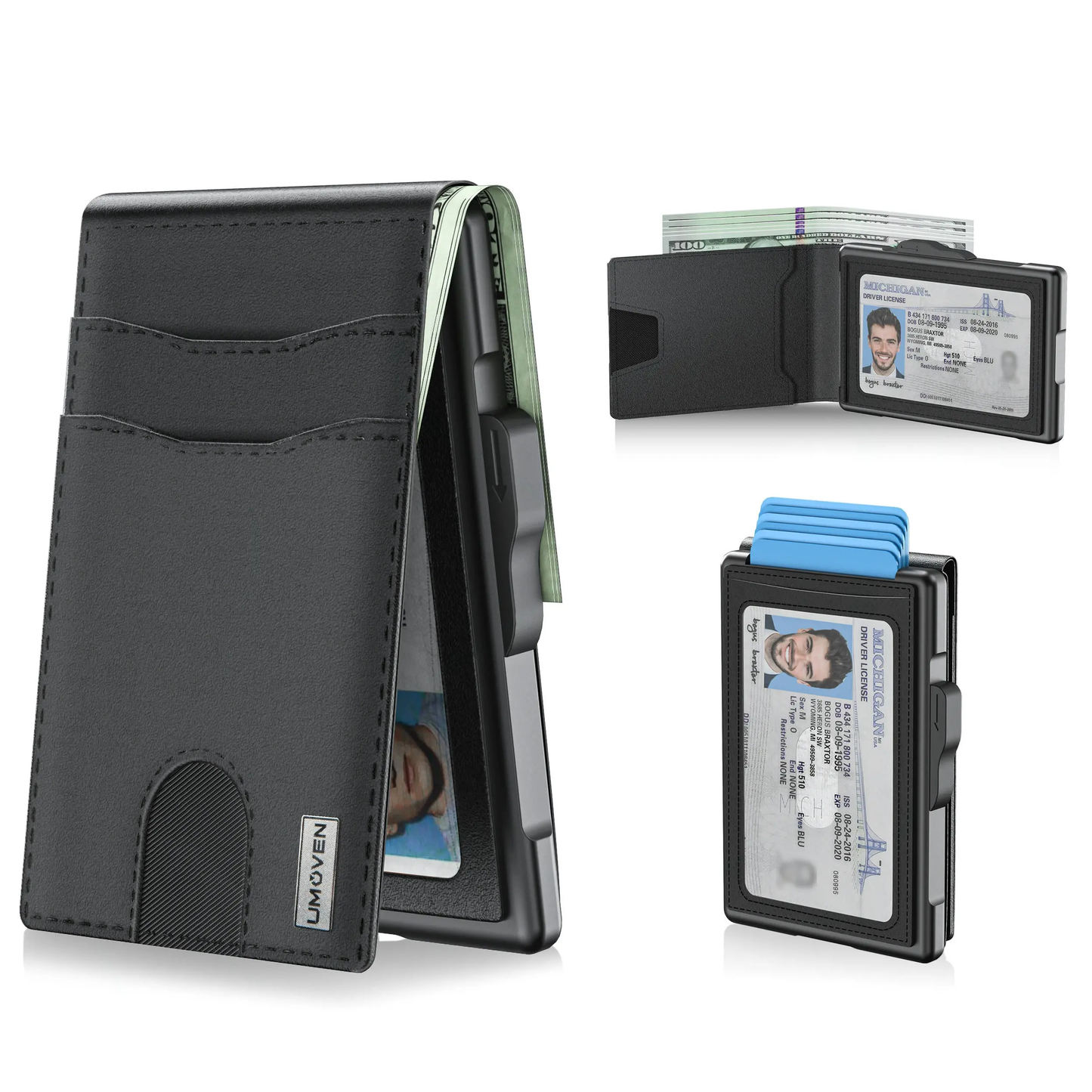 Premium Slim Leather Wallet for Men | RFID Blocking & Everyday Carry Ready – Umoven