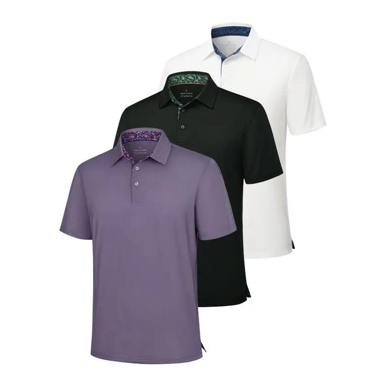 3-Pack Men’s Polo Shirts - Soft Cotton, Short Sleeve Comfort