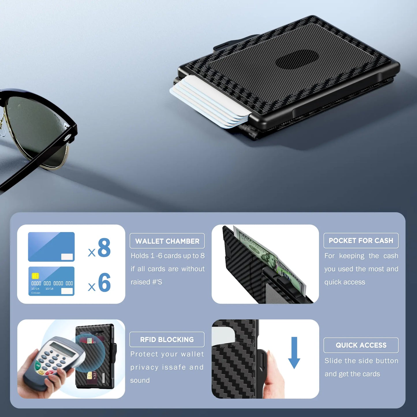Premium Slim Leather Wallet for Men | RFID Blocking & Everyday Carry Ready – Umoven