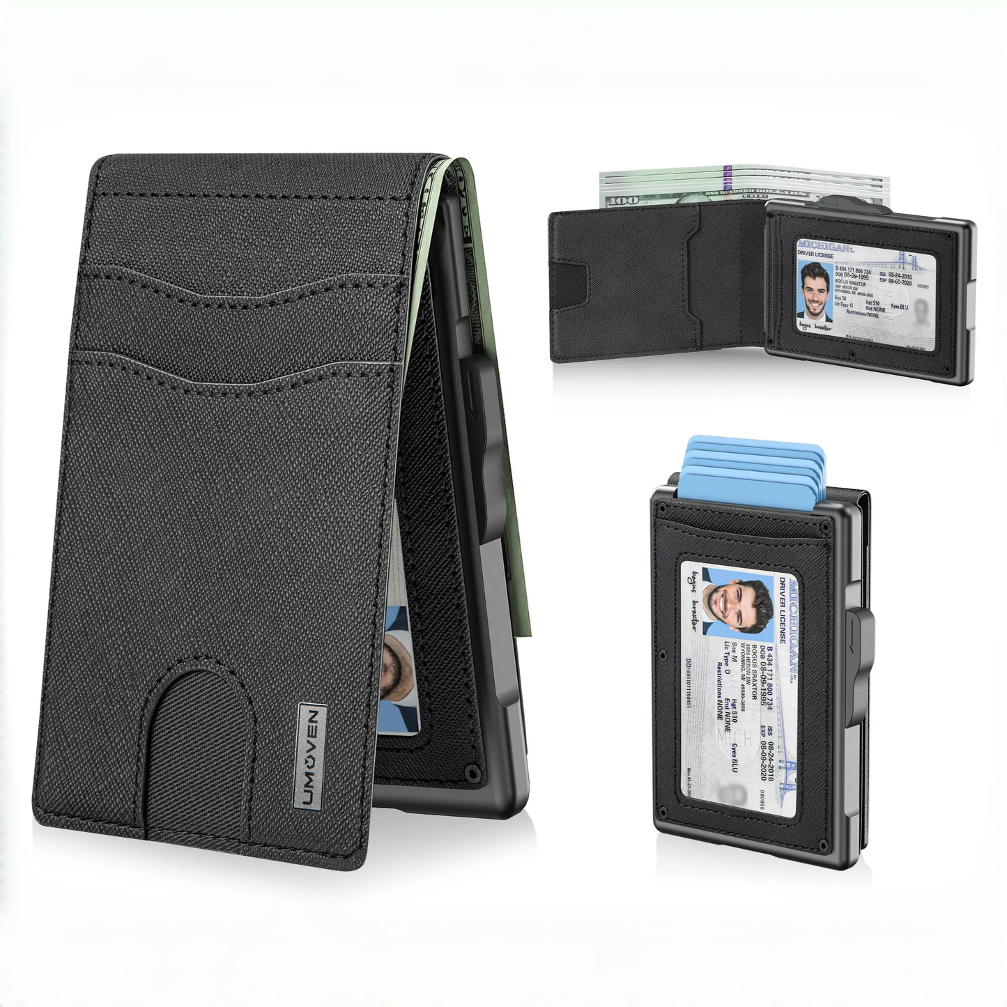Premium Slim Leather Wallet for Men | RFID Blocking & Everyday Carry Ready – Umoven