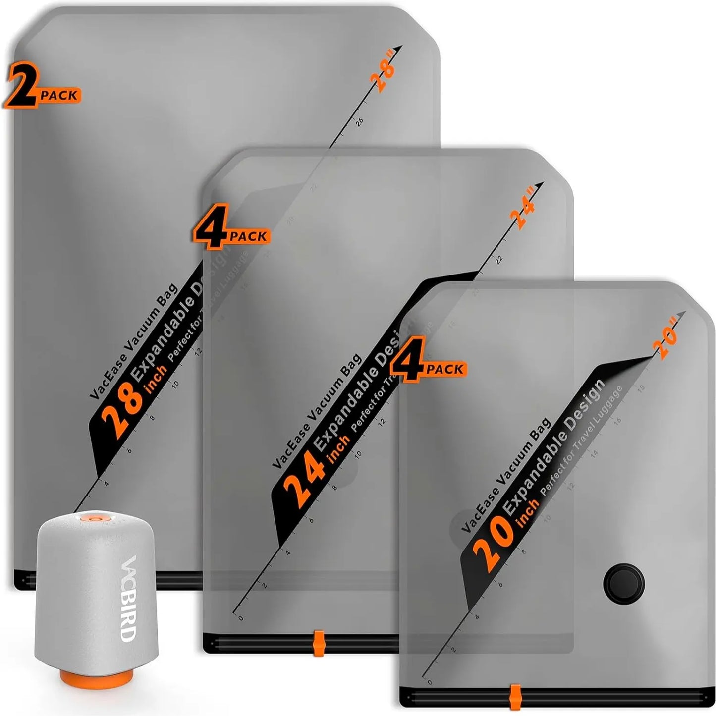 VACBIRD X8 Vacuum Packing Pump Set for Travel & Home