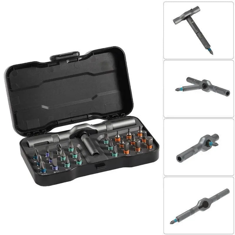 SEESE 24 in 1 Magnetic Screwdriver Set - Portable Tool Kit