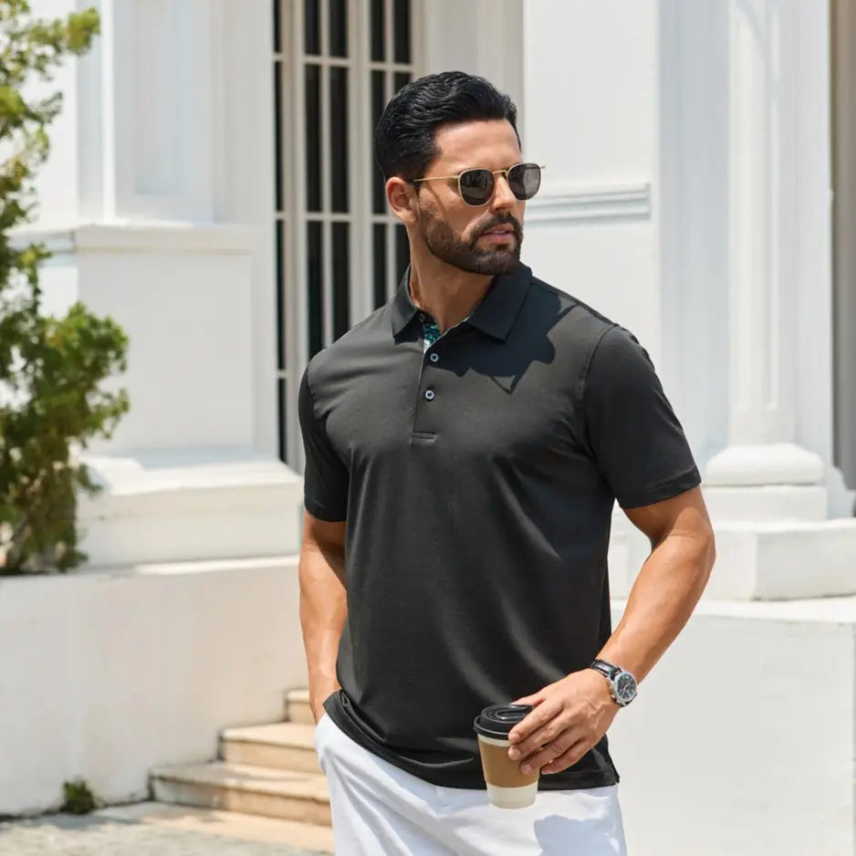 3-Pack Men’s Polo Shirts - Soft Cotton, Short Sleeve Comfort