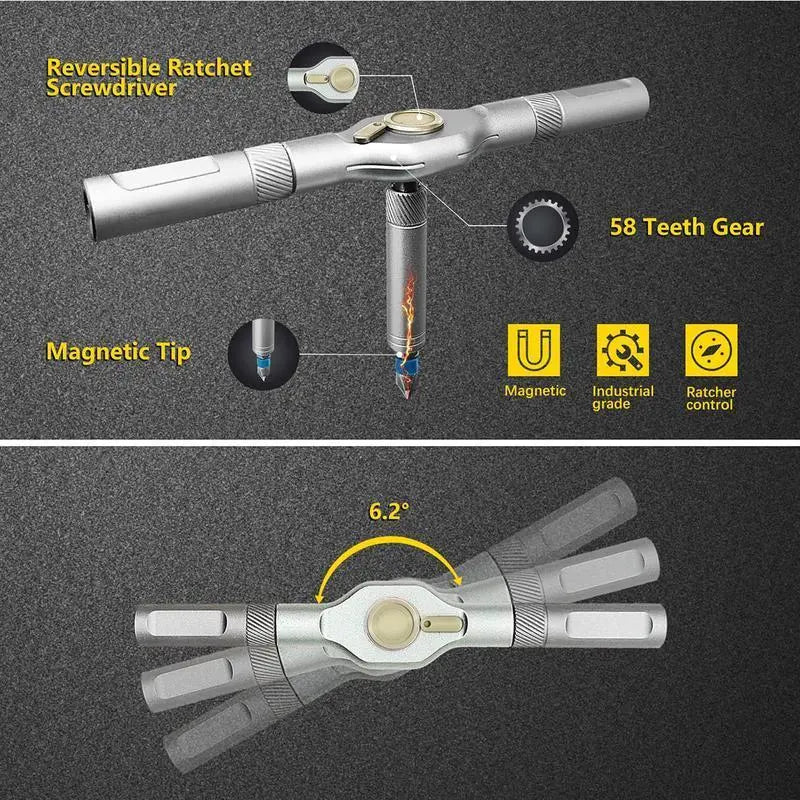 SEESE 24 in 1 Magnetic Screwdriver Set - Portable Tool Kit