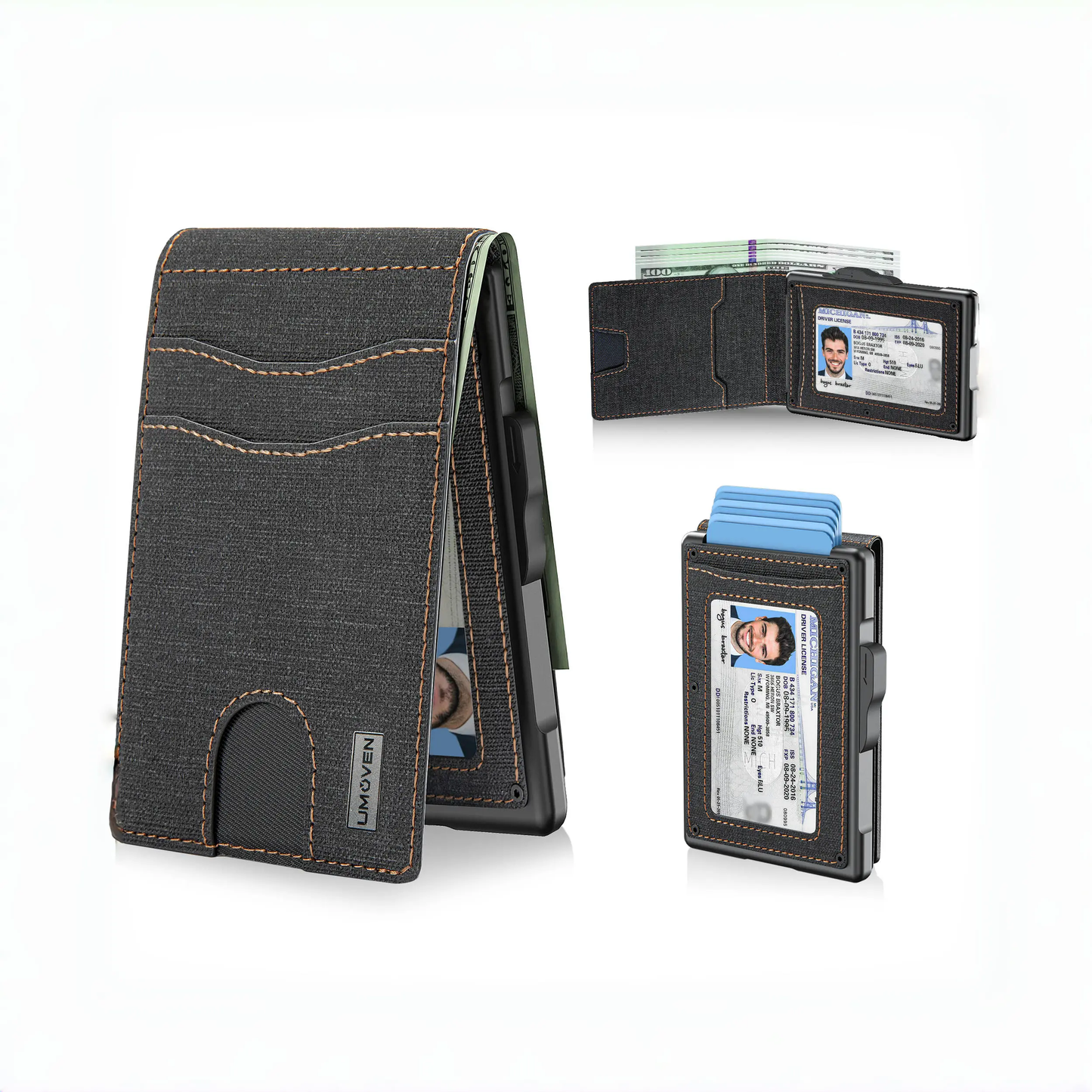 Premium Slim Leather Wallet for Men | RFID Blocking & Everyday Carry Ready – Umoven